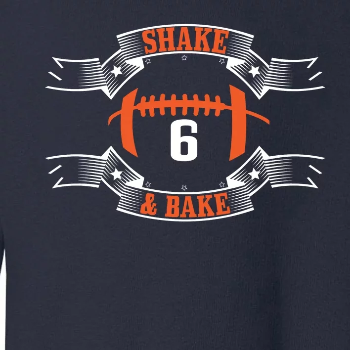 Shake and Bake No. 6 Football Toddler Sweatshirt