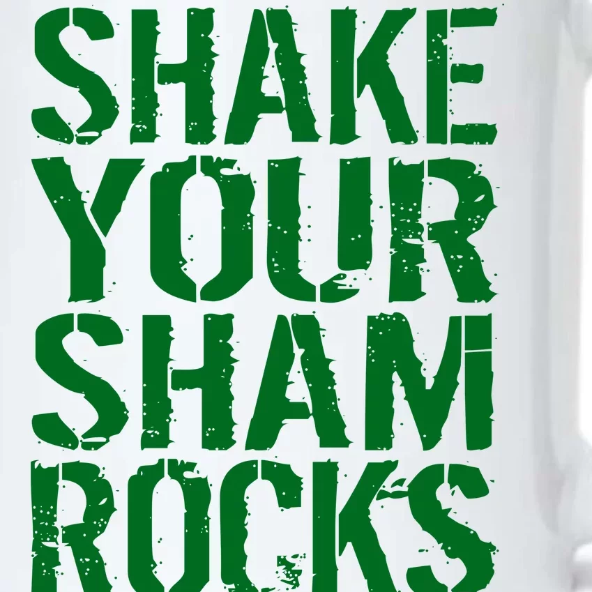 Shake Your Shamrocks Black Color Changing Mug