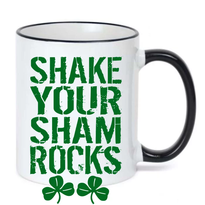 Shake Your Shamrocks Black Color Changing Mug