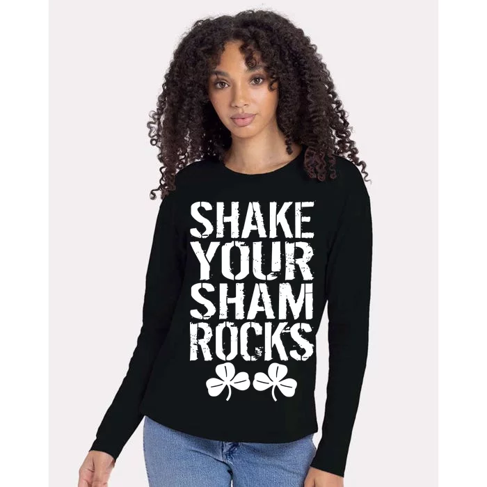 Shake Your Shamrocks Womens Cotton Relaxed Long Sleeve T-Shirt