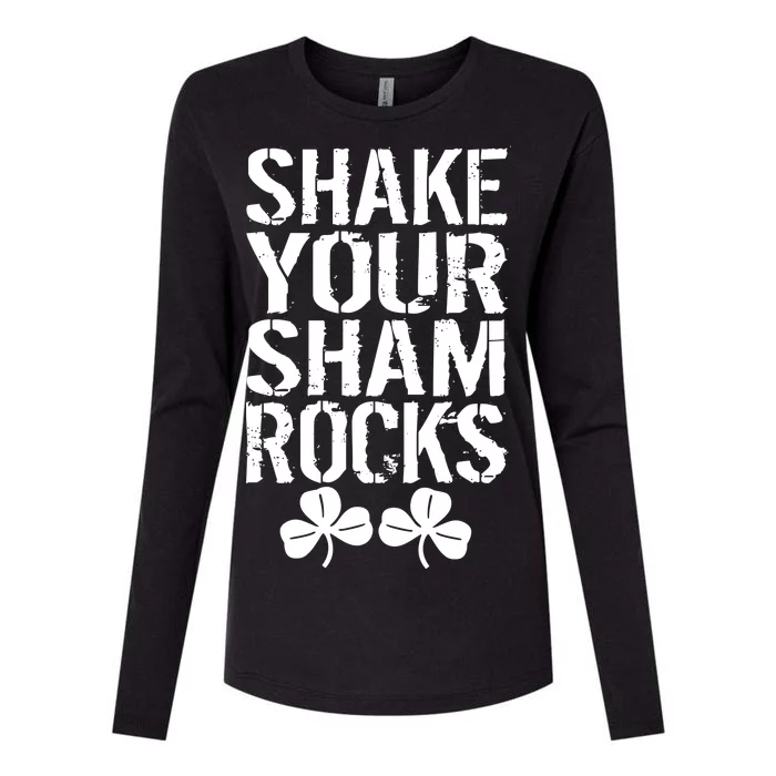 Shake Your Shamrocks Womens Cotton Relaxed Long Sleeve T-Shirt