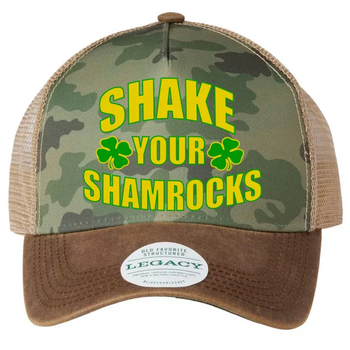 Shake Your Shamrocks Funny St Patricks Day Legacy Tie Dye Trucker Hat