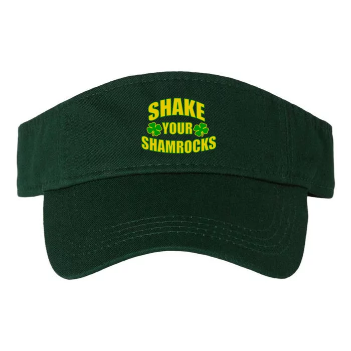 Shake Your Shamrocks Funny St Patricks Day Valucap Bio-Washed Visor