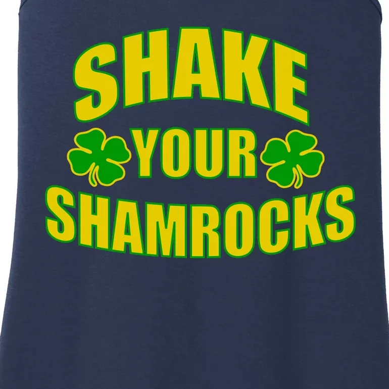 Shake Your Shamrocks Funny St Patricks Day Ladies Essential Tank