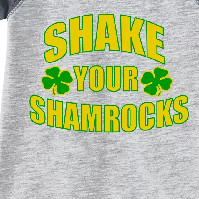 Shake Your Shamrocks Funny St Patricks Day Infant Baby Jersey Bodysuit