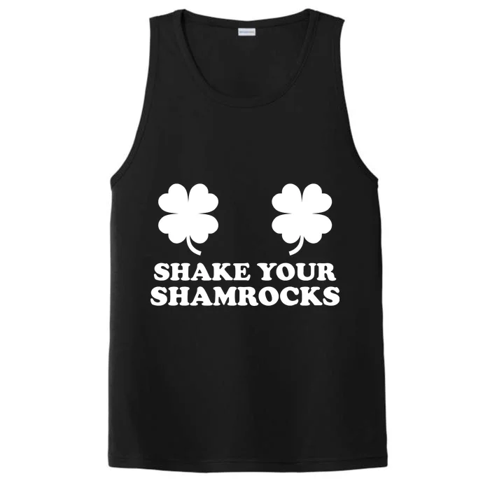 Shake Your Shamrocks St. Patrick's Day Clover Performance Tank