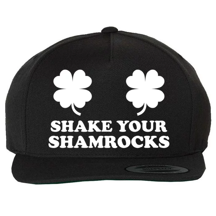 Shake Your Shamrocks St. Patrick's Day Clover Wool Snapback Cap