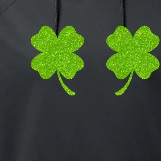 Shamrock Censors Boobs Performance Fleece Hoodie