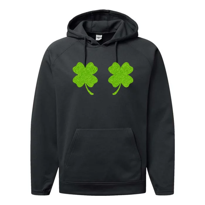 Shamrock Censors Boobs Performance Fleece Hoodie