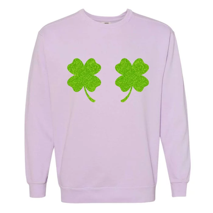 Shamrock Censors Boobs Garment-Dyed Sweatshirt