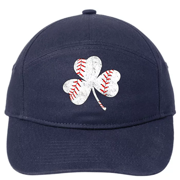 Shamrock Clover Leaf Baseball 7-Panel Snapback Hat