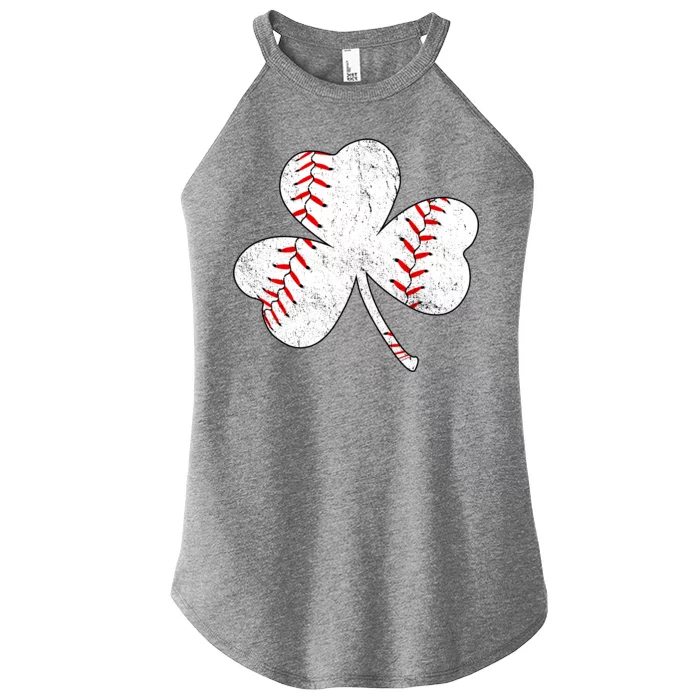 Shamrock Clover Leaf Baseball Women’s Perfect Tri Rocker Tank