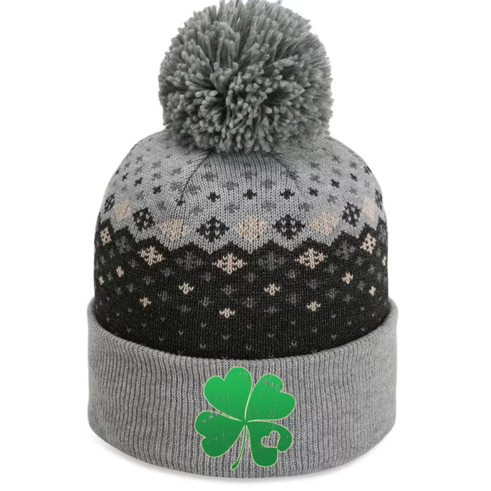 Shamrock Heart The Baniff Cuffed Pom Beanie