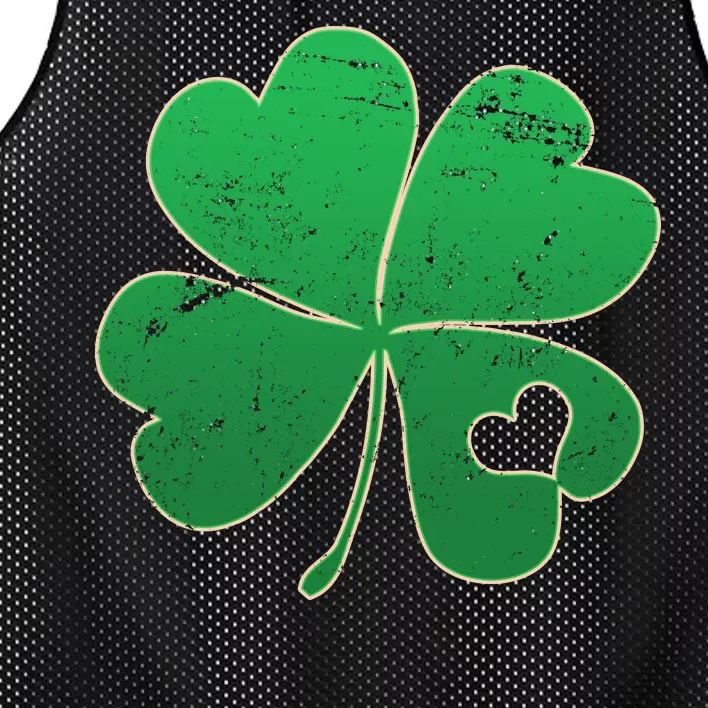 Shamrock Heart Mesh Reversible Basketball Jersey Tank