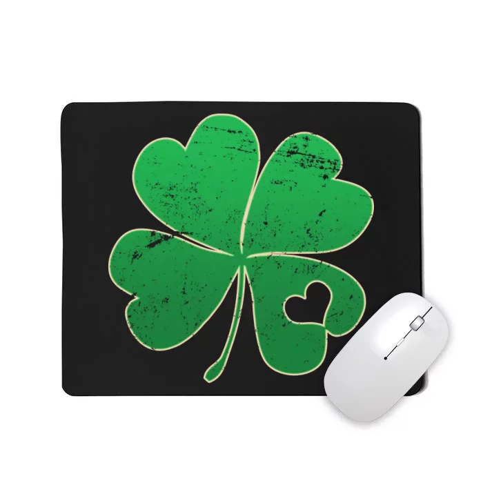 Shamrock Heart Mousepad