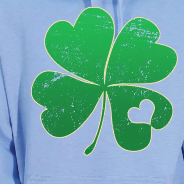 Shamrock Heart Unisex Surf Hoodie