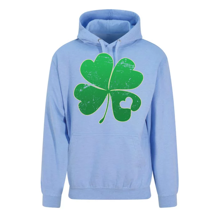 Shamrock Heart Unisex Surf Hoodie