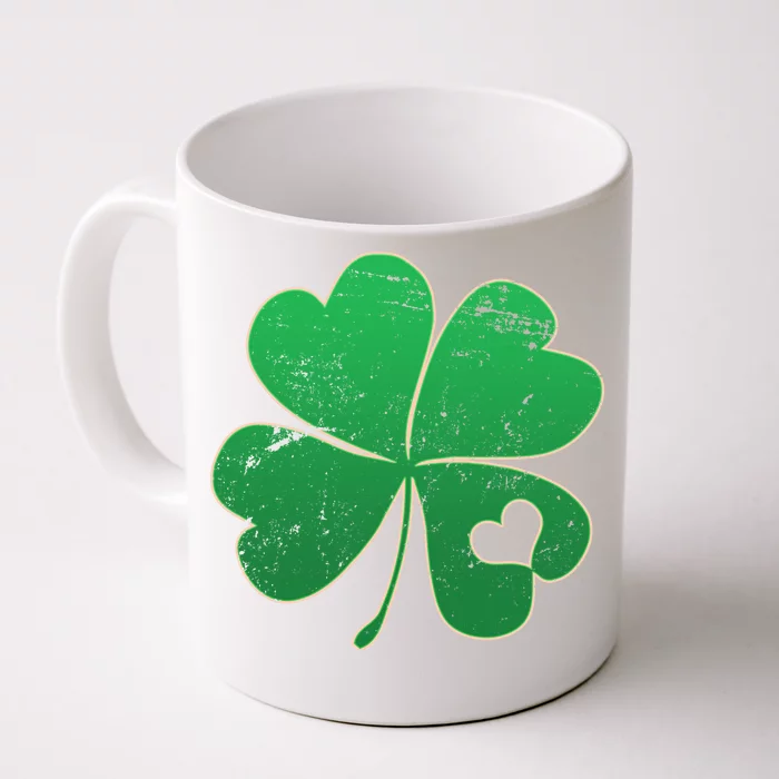 Shamrock Heart Front & Back Coffee Mug