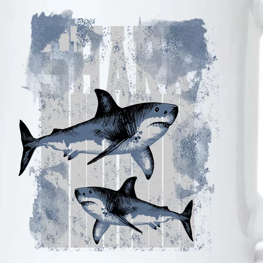 Shark Black Color Changing Mug