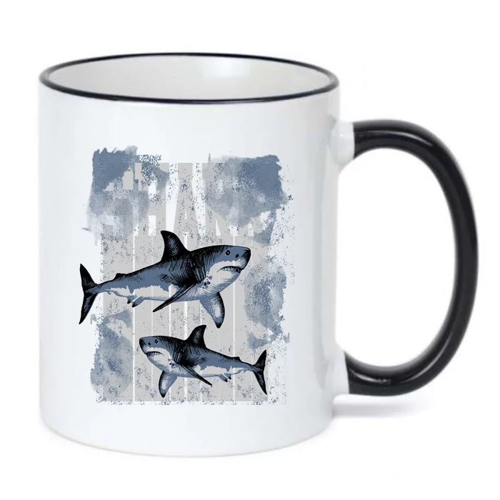 Shark Black Color Changing Mug