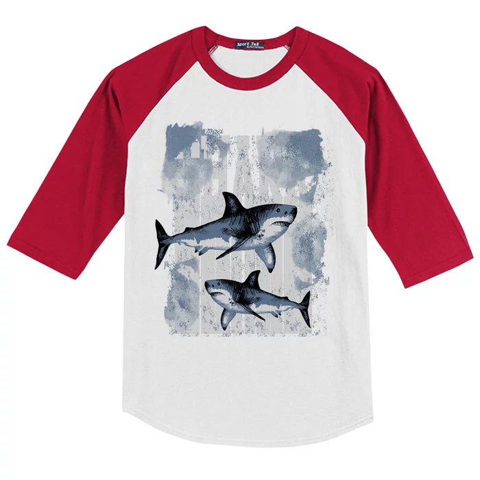 Shark Kids Colorblock Raglan Jersey