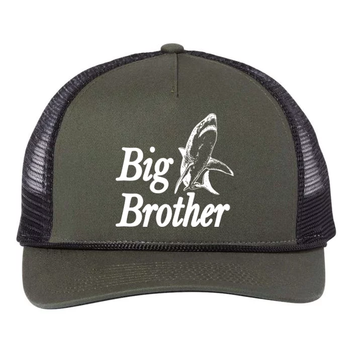 Shark Big Brother Logo Retro Rope Trucker Hat Cap