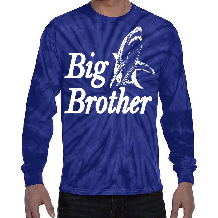 Shark Big Brother Logo Tie-Dye Long Sleeve Shirt