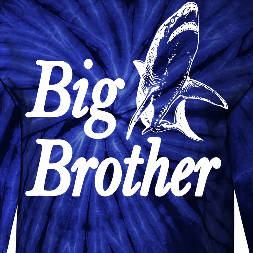 Shark Big Brother Logo Tie-Dye Long Sleeve Shirt