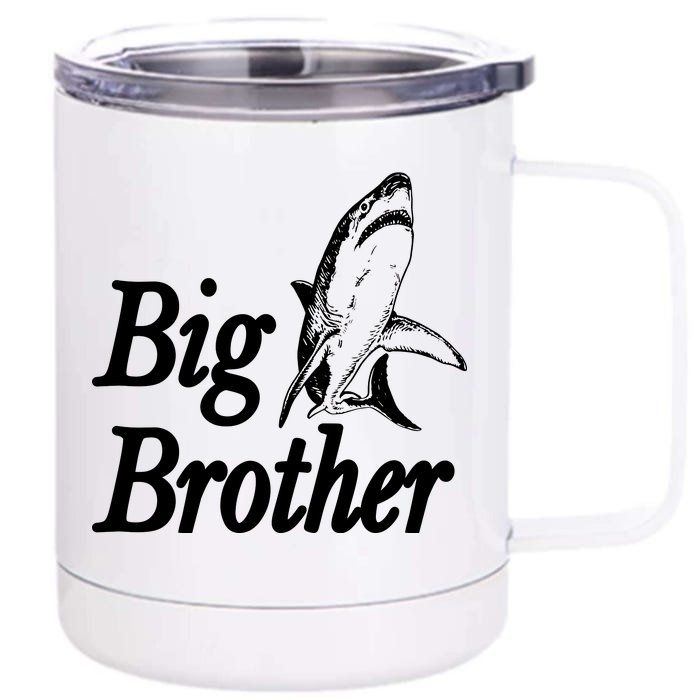 Shark Big Brother Logo Front & Back 12oz Stainless Steel Tumbler Cup