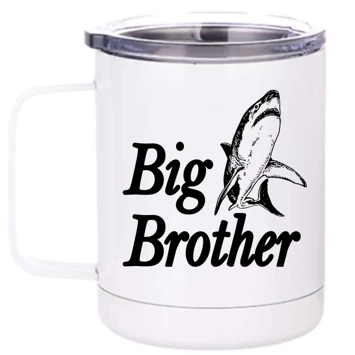 Shark Big Brother Logo Front & Back 12oz Stainless Steel Tumbler Cup