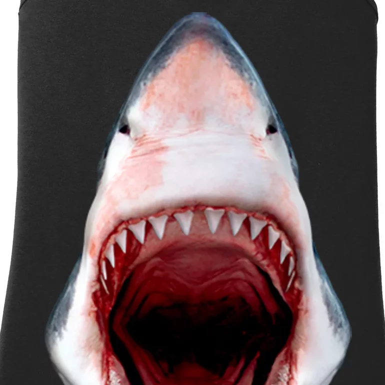 Shark Bite Close Up 3D Ladies Essential Tank