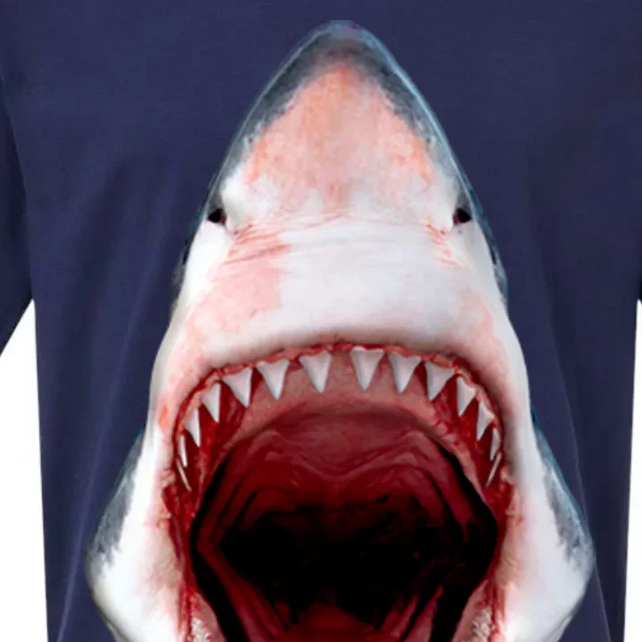 Shark Bite Close Up 3D Sueded Cloud Jersey T-Shirt