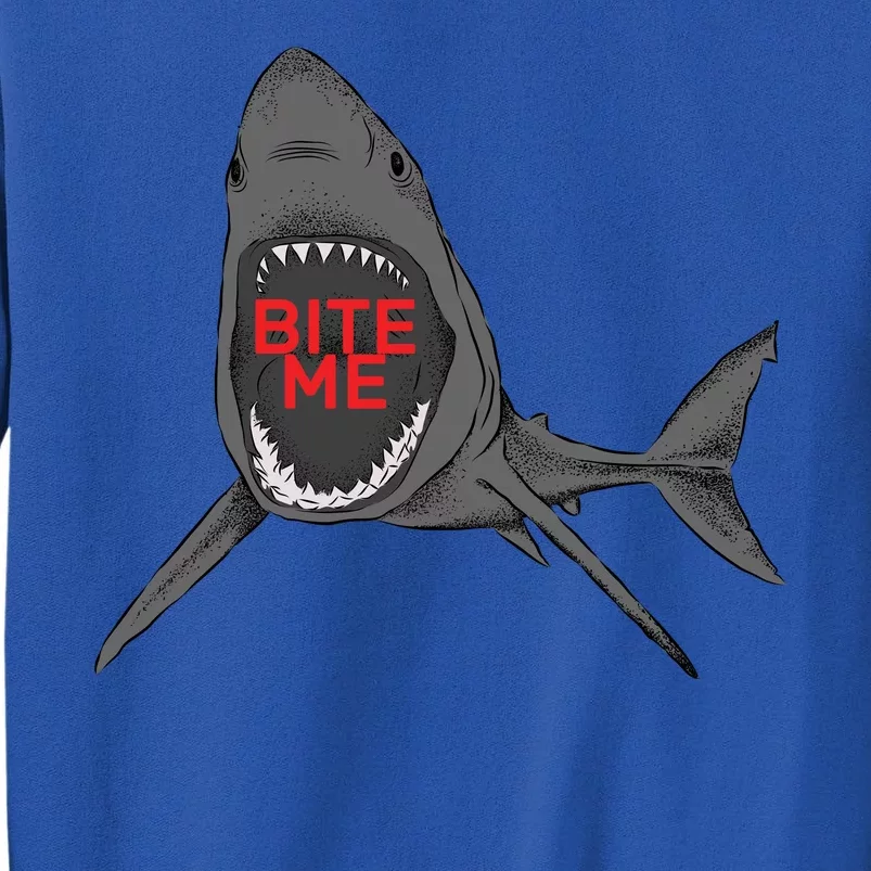 Shark Bite Me Tall Sweatshirt