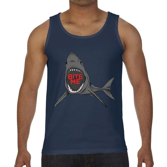 Shark Bite Me Comfort Colors® Tank Top