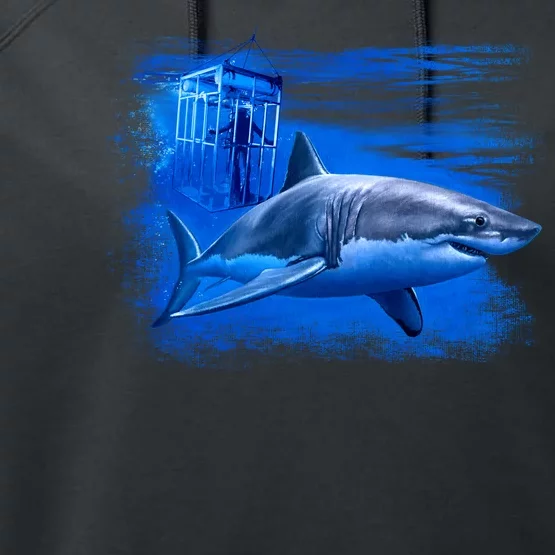 Shark Cage Performance Fleece Hoodie