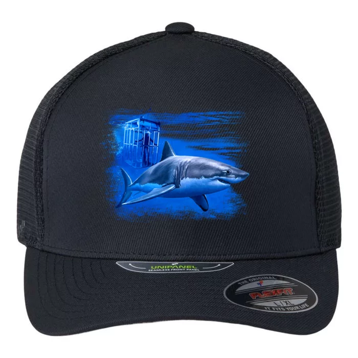 Shark Cage Flexfit Unipanel Trucker Cap