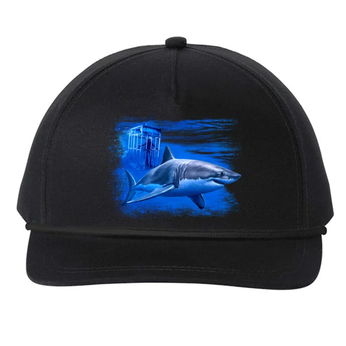 Shark Cage Snapback Five-Panel Rope Hat