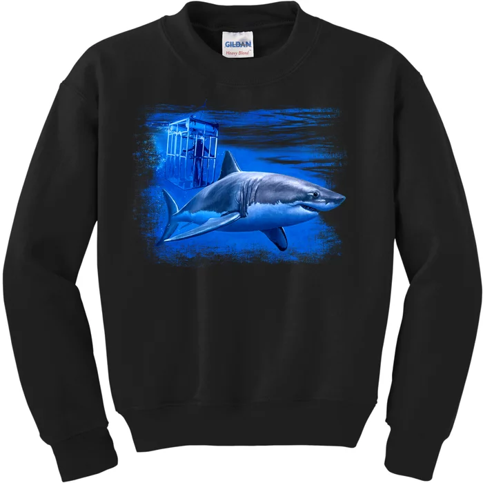 Shark Cage Kids Sweatshirt