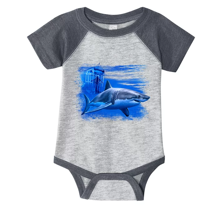 Shark Cage Infant Baby Jersey Bodysuit