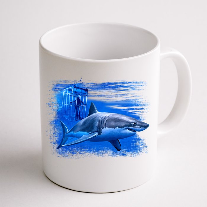 Shark Cage Front & Back Coffee Mug