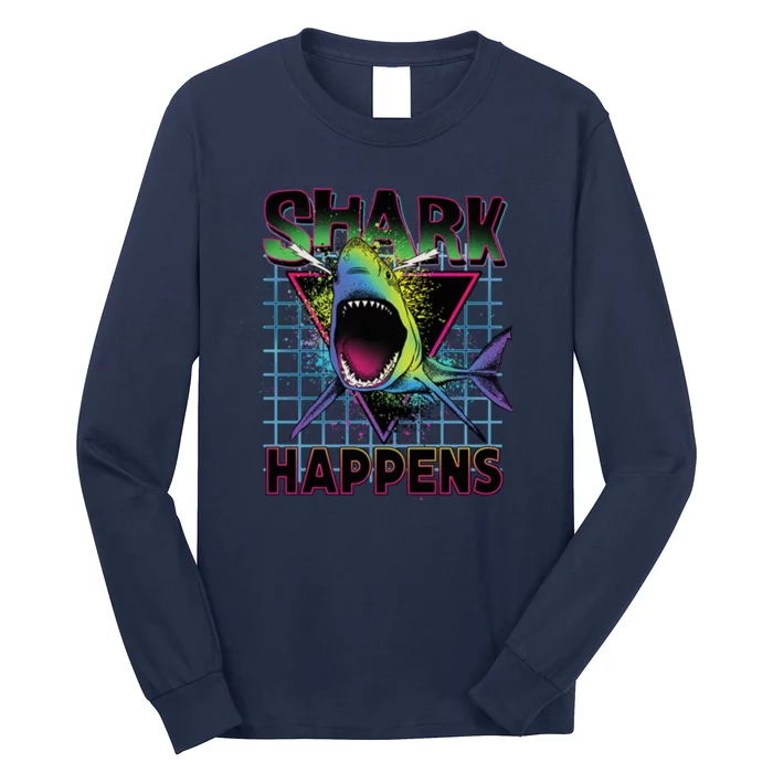 Shark Happens Long Sleeve Shirt