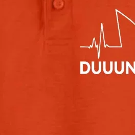 Shark Heartbeat Pulse Duuun-Dunn Dry Zone Grid Performance Polo