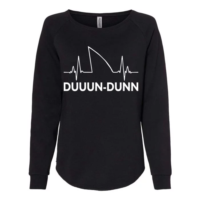 Shark Heartbeat Pulse Duuun-Dunn Womens California Wash Sweatshirt