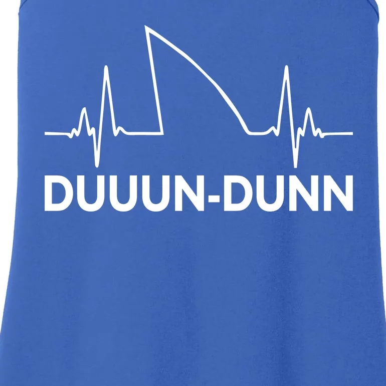 Shark Heartbeat Pulse Duuun-Dunn Ladies Essential Tank