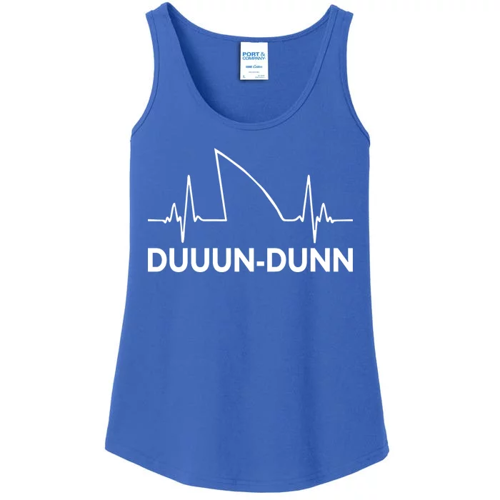 Shark Heartbeat Pulse Duuun-Dunn Ladies Essential Tank