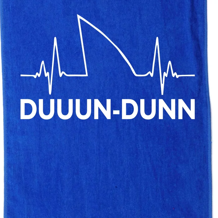 Shark Heartbeat Pulse Duuun-Dunn Platinum Collection Golf Towel