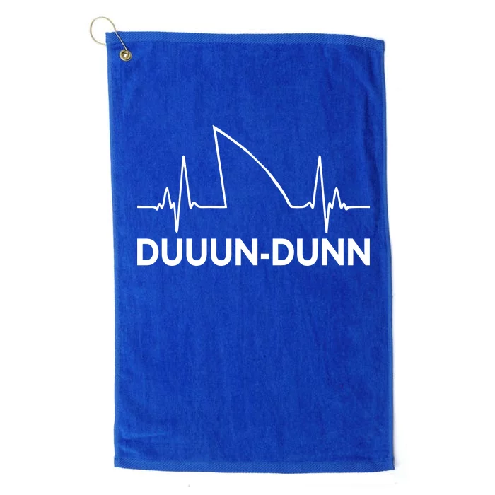 Shark Heartbeat Pulse Duuun-Dunn Platinum Collection Golf Towel