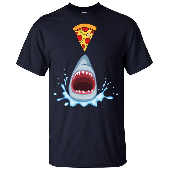 Shark Pizza Attack Tall T-Shirt