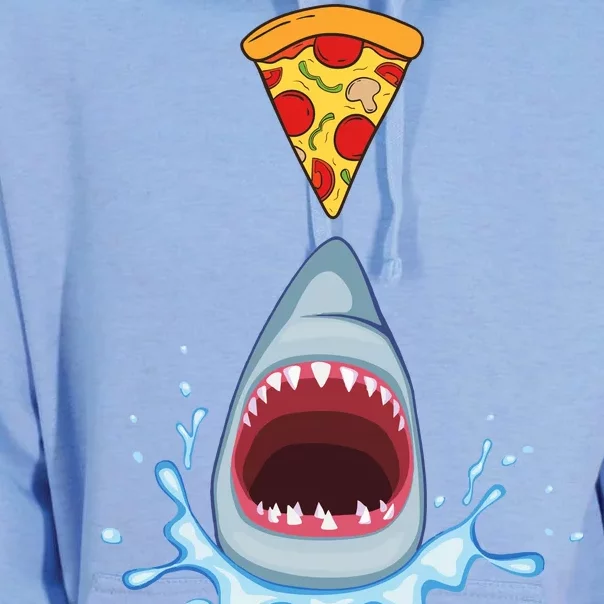 Shark Pizza Attack Unisex Surf Hoodie