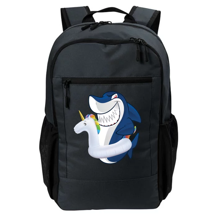 Shark Unicorn Float Pool Party Daily Commute Backpack